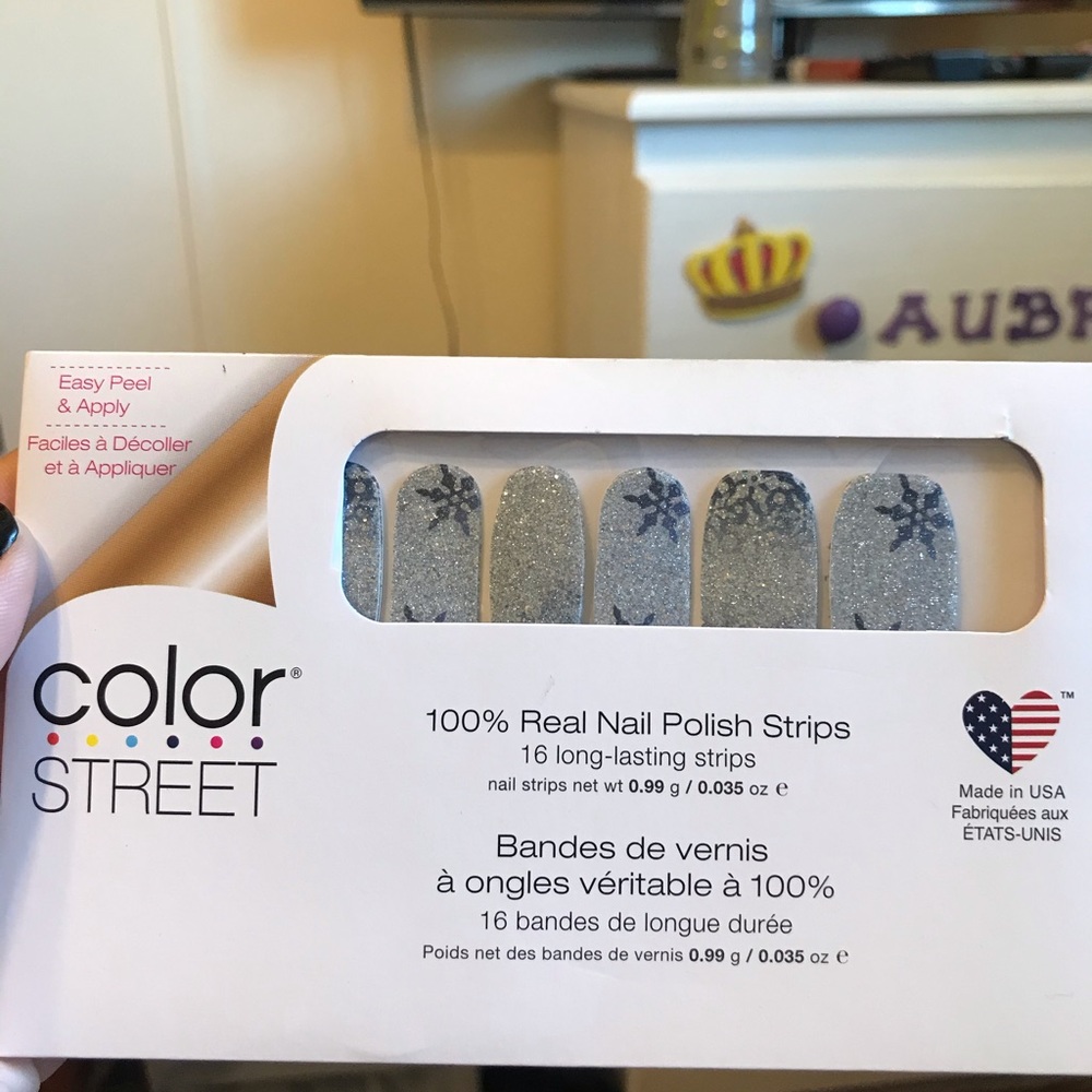 Color Street polish strips- Ice Ice Maybe